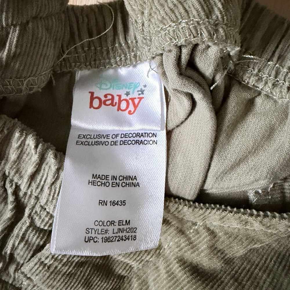 Disney The Lion King Simba Baby 24 Months Green Overalls Longalls - Picture 4 of 5